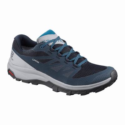 Férfi Salomon OUTLINE GORE-TEX Túracipő SA3804297 Sötétkék/Kék